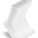 HAVE A TREE 3-6 Pack Womens Crew Casual Calf Lightweight Thin Socks Size 6-11