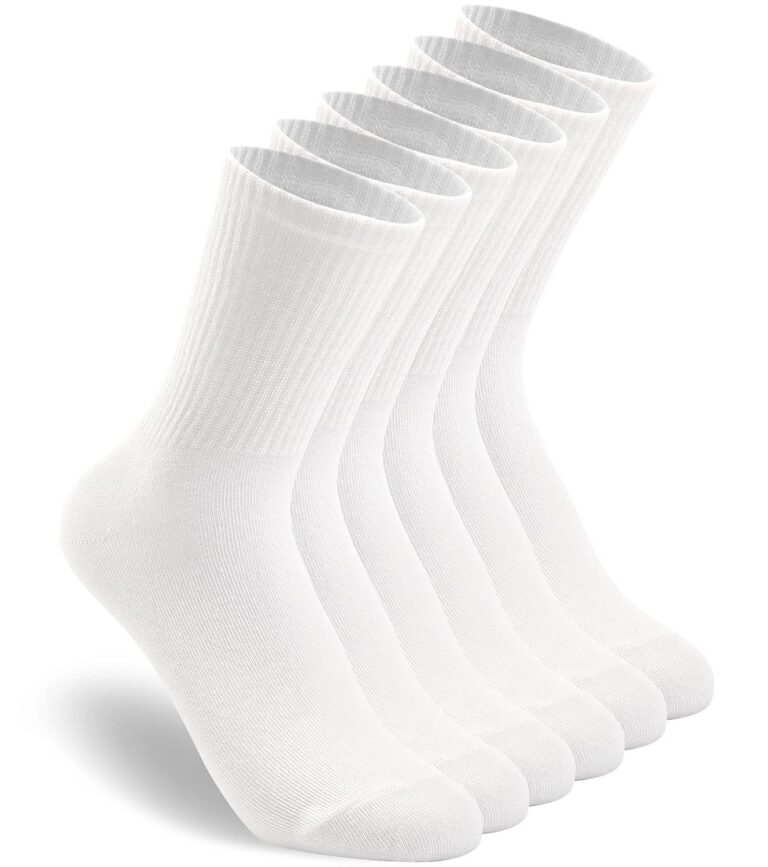 HAVE A TREE 3-6 Pack Womens Crew Casual Calf Lightweight Thin Socks Size 6-11