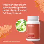 HEAL + CO. Quercetin – High Potency Antioxidant with 1,000 mg per Serving – Supports Immune Health & Healthy Inflammation Response – 120 Vegan Capsules