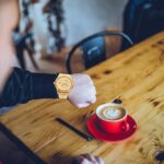 Hemobllo Quartz Watch for Men Waterproof- Golden Stainless Steel Business Wristwatch Display Time and Date - 4.33X1.57X0.78 Inch