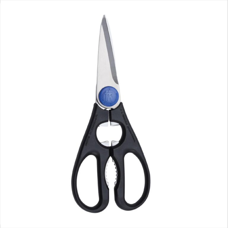 HENCKELS 7-Inch Stainless Steel Multi-Function Ultra Sharp Kitchen Shear - Detachable, Kitchen Scissors for Chicken Fish Meat Vegetables, Serrated Blades, Dishwasher Safe