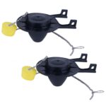 Hibbent 2 Pack 2-Inch Toilet Flapper Replacement Compatible with American Standard 7381129-200.0070A Universal Flapper and Chain with Float, 2-Inch Flush Valves Water Saving,...