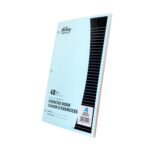 Hilroy Stitched Exercise Book, 3-Hole Punched, 4-Pack, 40 Pages/20 Sheets, Assorted Colour Covers (12102)