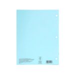 Hilroy Stitched Exercise Book, 3-Hole Punched, 4-Pack, 40 Pages/20 Sheets, Assorted Colour Covers (12102)