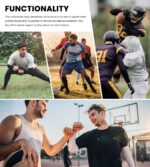 Holure Men's (Pack of 1 or 3 or 5) Cool Dry Compression Short/Long Sleeve Sports Baselayer T-Shirts Tops