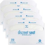 Hospeco Discreet TSC Half Fold 4/250 White Toilet Seat Cover