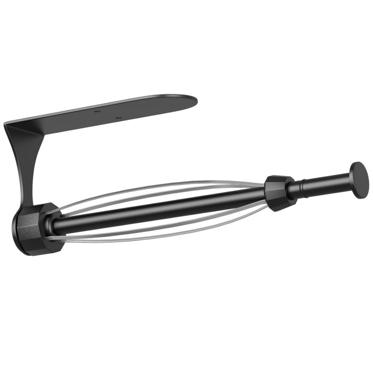 HUFEEOH Adhesive Paper Towel Holder Under Cabinet, Black Single Hand Operable Kitchen Paper Towel Holder Wall Mount, Stainless Steel Paper Towel Holder Under Counter with...