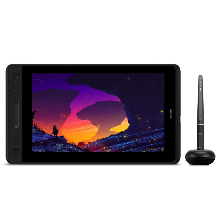 HUION Graphic Drawing Tablet with Screen Kamvas Pro 12 Full-Laminated Pen Display Tilt Function Battery-Free Stylus 8192 Pen Pressure, Compatible with Chromebook, Windows, Mac...