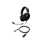 HyperX Cloud III – Wired Gaming Headset, PC, PS5, Xbox Series X|S, Angled 53mm Drivers, DTS Spatial Audio, Memory Foam, Durable Frame, Ultra-Clear 10mm Mic, USB-C, USB-A, 3.5mm...