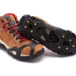 ICETRAX V3 Tungsten Winter Ice Grips for Shoes and Boots - Ice Cleats for Snow and Ice, StayON Toe, Reflective Heel
