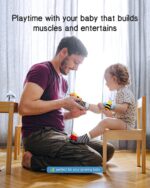 Infinno Baby Wrist Rattle Socks and Foot Finder Set, Perfect Baby Toys for 0-12 Months Newborn Boys and Girls As Infant Gifts, Garden Bug Series