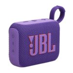 JBL Go 4 - Ultra-Portable, Waterproof and Dustproof Bluetooth Speaker, 7-Hour Built-in Battery, Made in Part with Recycled Materials (Purple)