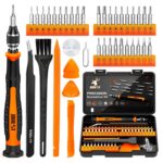JOREST 38Pcs Small Precision Screwdriver Set, Mini Tool Kit with Torx T5 T6 T8 T9, Triwing Y00, Star Pentalobe, Repair for Ring Doorbell, Laptop, PC, Switch, PS5, Xbox, MacBook,...