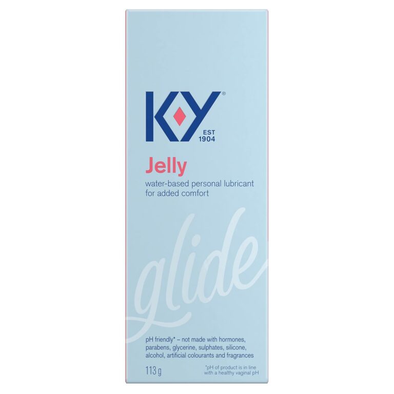 K-Y Jelly, Vaginal Lube Moisturizer and Personal Lubricant, Recommended by Gynecologists, 113 g