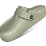 KEMISANT Womens Clogs, Slip on Sandals Nurse Shoes for Womens House Work Garden Work Outdoor Walking