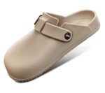 KEMISANT Womens Clogs, Slip on Sandals Nurse Shoes for Womens House Work Garden Work Outdoor Walking