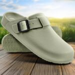 KEMISANT Womens Clogs, Slip on Sandals Nurse Shoes for Womens House Work Garden Work Outdoor Walking