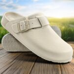 KEMISANT Womens Clogs, Slip on Sandals Nurse Shoes for Womens House Work Garden Work Outdoor Walking