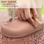 KEMISANT Womens Clogs, Slip on Sandals Nurse Shoes for Womens House Work Garden Work Outdoor Walking