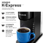 Keurig K-Express Single Serve K-Cup Pod Coffee Maker, Black, With A Removable Reservoir And Strong Button Function