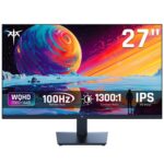 KTC 27 Inch QHD(2560 * 1440P) 100Hz Computer Monitor - IPS Panel, Anti-Blue Light Screen, 100% High Color Gamut, 123% sRGB, Support FreeSyncGSyncHDR, PC Monitor for Casual...