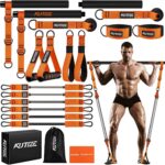 KUTIZE Pilates Bar Kit with Resistance Bands, 270lbs Heavy Duty Pilates Equipment for Men, Strength Training Bar for Legs, Hip, Back, Arm, Abs, Chest, Portable Home Gym Full...