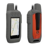 kwmobile Case Compatible with Garmin Alpha 300 / Alpha 200 - GPS Handset Navigation System Soft Silicone Skin Protective Cover - Grey