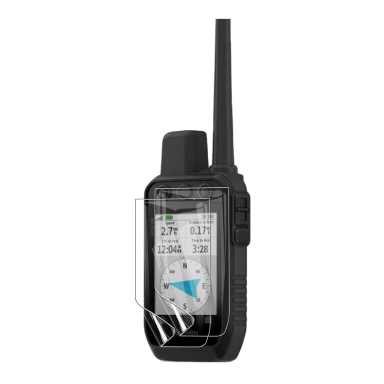 KZIOACSH Screen Protector for Garmin Alpha 200/Alpha 200i, 2 Pack Ultra Clear Anti-Scratch PET Screen Protector Full Coverage Touch Sensitive Non-Bubbles Anti-Fingerprint Screen...