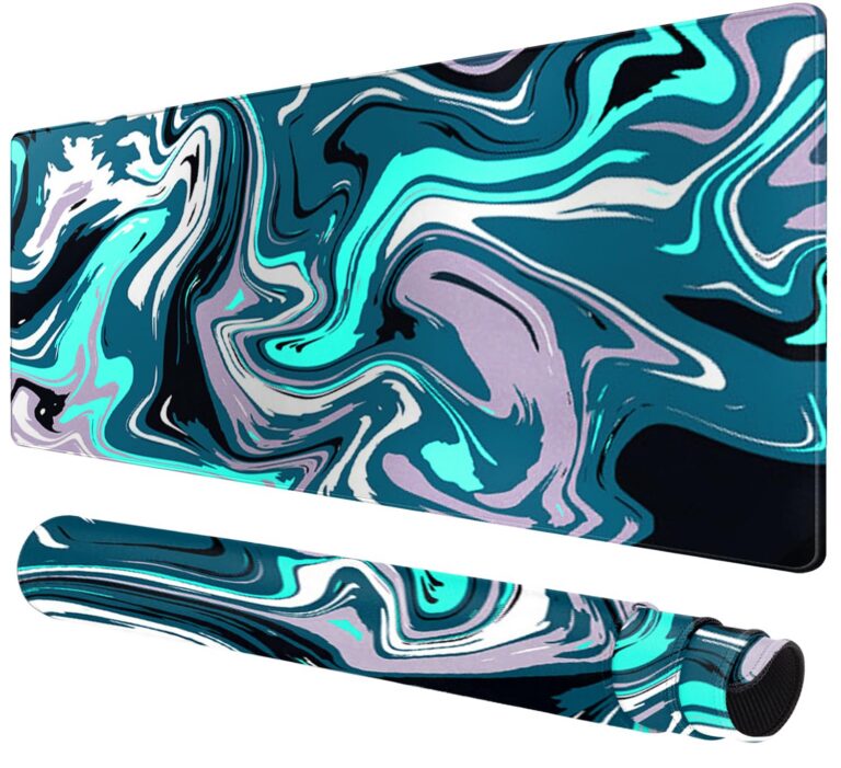 Large Mouse Pad for Desk - 80x40cm Gaming Mouse Pad with Non-Slip Base Stitched Edges, Desk Mat for Keyboard and Mouse