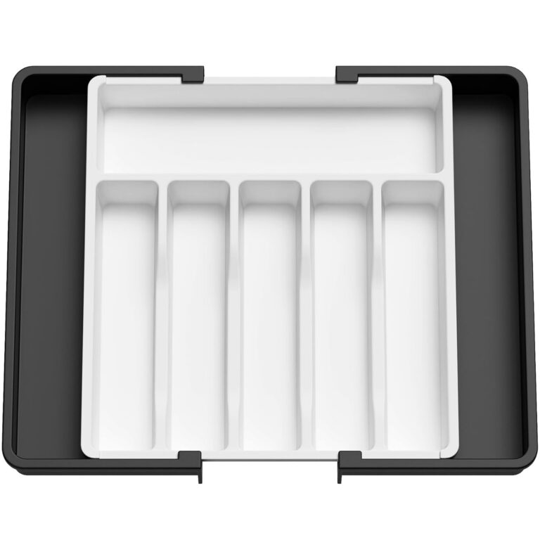 Lifewit Large Cutlery Organizer, Expandable Utensil Drawer Organizer for Kitchen, Utensil Holder, Adjustable Cutlery Tray Drawer Organizer for Spoon Forks, Kitchen Organizers...