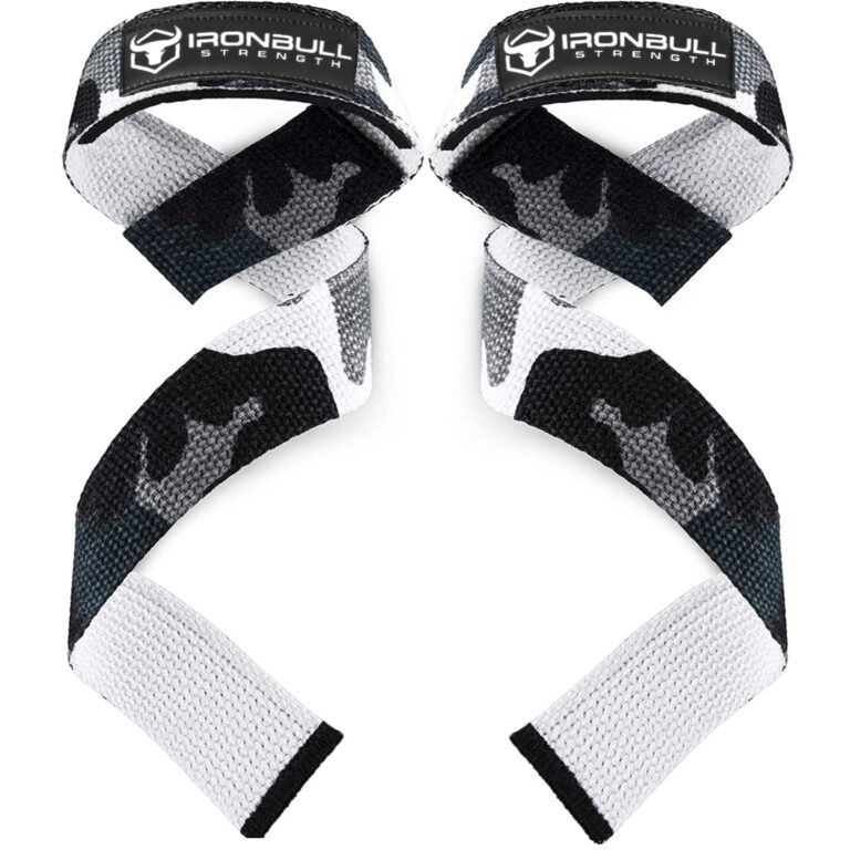 Lifting Straps (1 Pair) - Padded Wrist Support Wraps - For Powerlifting, Bodybuilding, Gym Workout, Strength Training, Deadlifts & Fitness