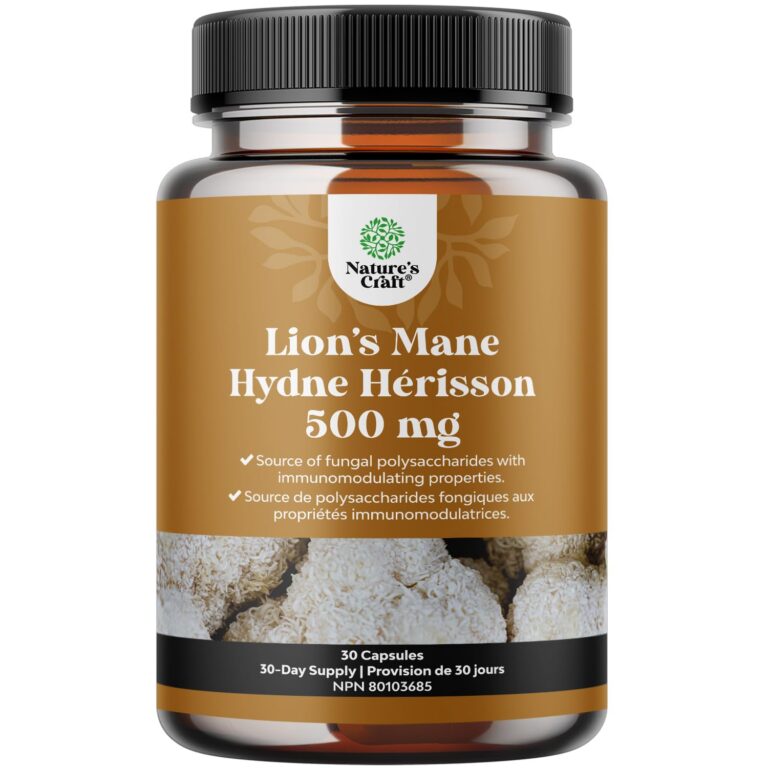 Lion's Mane Supplement Capsules for Memory and Focus - Mushroom Mix for Brain Health - Nootropic Cognitive Complex for Mental Clarity, 30 Caps