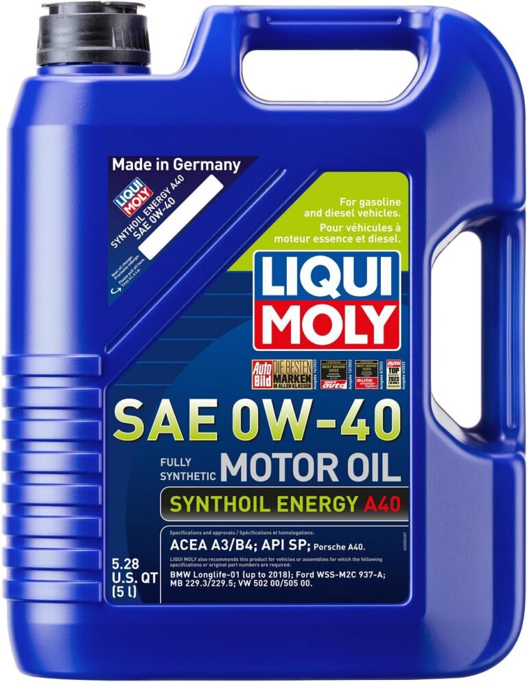 Liqui Moly 2050 Synthoil Energy 0W-40 Motor Oil - 5 Liter Jug