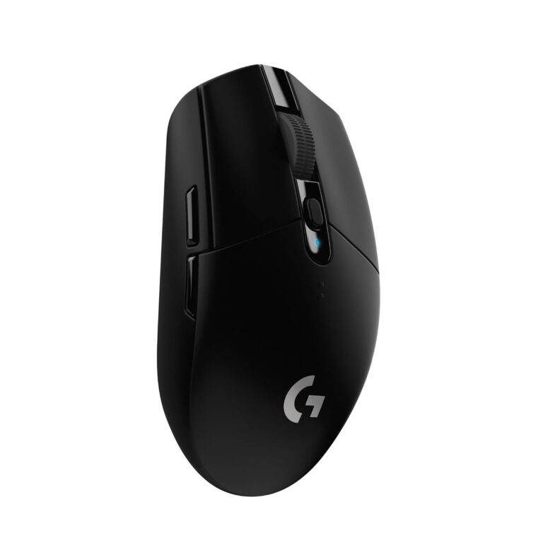 Logitech G305 Lightspeed Wireless Gaming Mouse, Hero 12K Sensor, 12,000 DPI, Lightweight, 6 Programmable Buttons, 250h Battery Life, On-Board Memory, PC/Mac - Black