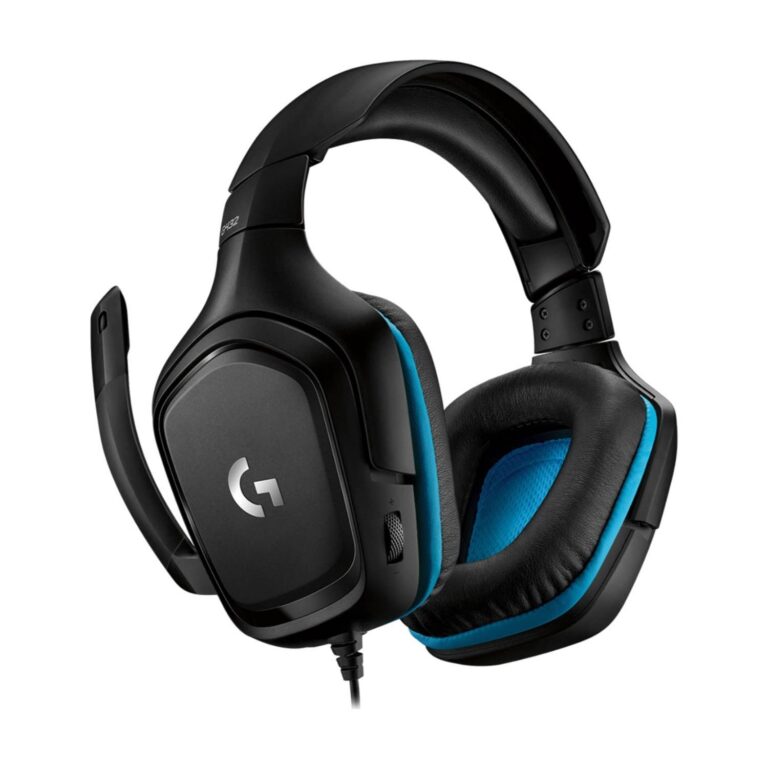 Logitech G432 Wired Gaming Headset, 7.1 Surround Sound, DTS Headphone:X 2.0, 50 mm Audio Drivers, USB and 3.5 mm Jack, Flip-to-Mute Mic, PC (Leatherette) -Black
