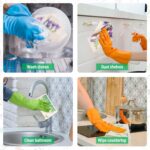 Lucomb Swedish Dish Cloths for Kitchen, 8 Pack Reusable Kitchen Dish Rags Quick Drying Assorted Cleaning Towels for Counters Dishes Home Bar Table Wiping