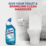 Lysol Toilet Bowl Cleaner, Action Gel, Spring Waterfall, For Cleaning and Disinfecting, Stain Removal, 8x Clinging Gel, 710ml