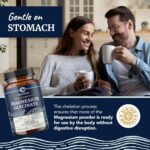 Magnesium Glycinate 400mg | Magnesium Glycinate for Muscle Function, Bones, Heart & Calm Support for Women & Men | 72MG Elemental Magnesium Supplements Chelate | 120 High...