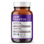 Magnesium, New Chapter Magnesium + Ashwagandha Supplement, 2.5X Absorption, Muscle Recovery, Heart & Bone Health, Calm & Relaxation, Gluten Free, Non-GMO - 60 ct