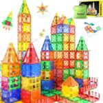 Magnetic Tiles Blocks Toddler Toys Sensory Preschool Building Learning Toys Girls Boys Toys Christmas Xmas Gifts for 3 4 5 6 7 8 Year Old Boys Girls