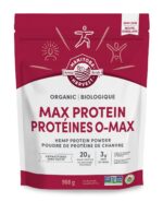 Manitoba Harvest Hemp Yeah! Organic Max Protein Protein Powder, Unsweetened, 908g; with 20g protein and 4.5g Omegas 3&6 per Serving, Preservative Free, Non-GMO