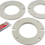 Master Plumber 287, Toilet Flange Extension Kit, 3pc with Hardware & Sealant