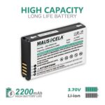 MAUSOCELA 2200mAh 361-00053-00 GPS Replacement Battery, Compatible with Gar'min Montana 600, 600T, 610, 680, 680T, 650, 650T, Alpha 300, 300i, 200, 200i - 3.7V/Li-ion