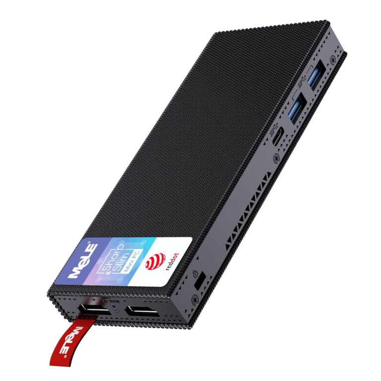 MeLE Fanless Stick PC PCG02 Pro 12th N100 8GB/128GB, Mini Computer Stick Dual HDMI 4K 4266MHz LPDDR4 WiFi Gigabit Ethernet USB Type-C PD3.0 Slim PC on Business Office Industrial...