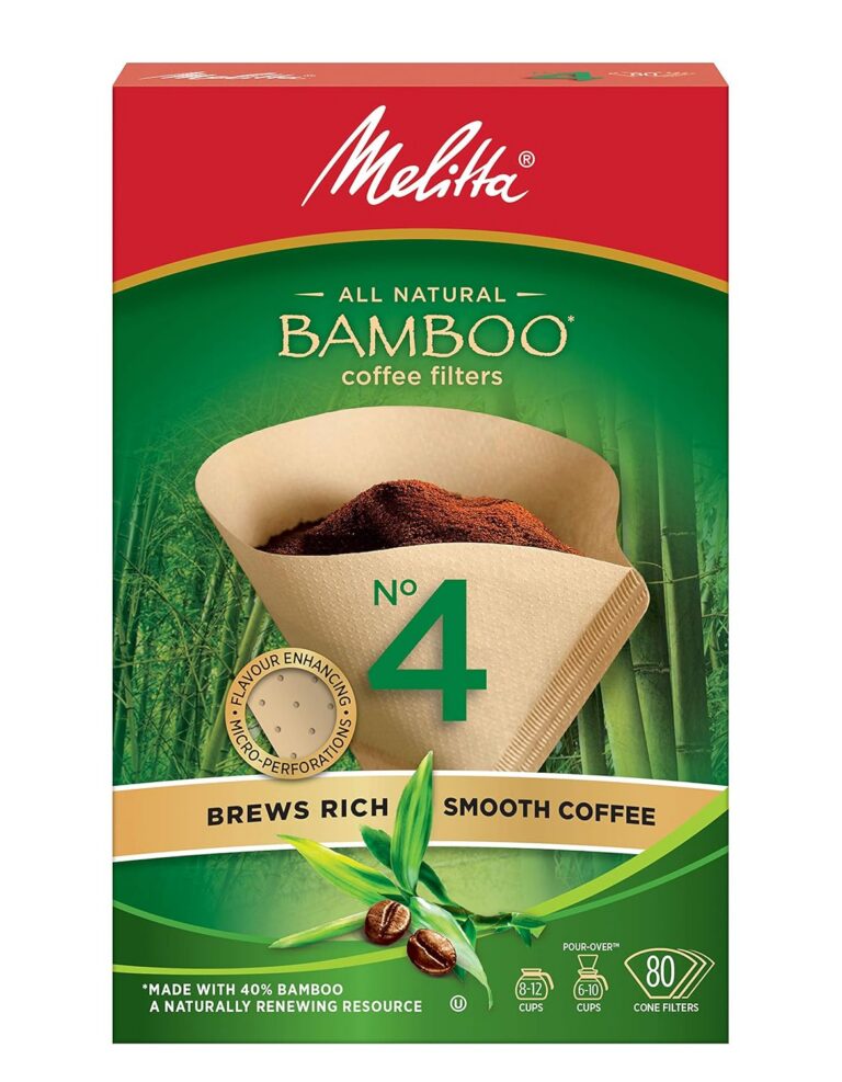 Melitta 625000 Bamboo Super Premium Coffee Filters, Green