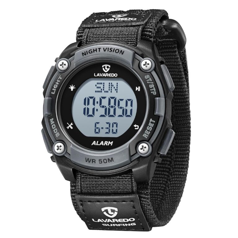 Mens Digital Watch, Outdoor Sport Waterproof Watches for Men with Alarm Calendar Stopwatch Chronograph Back Light