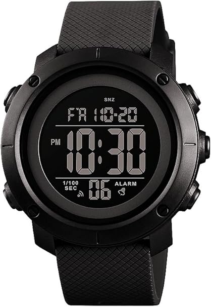 Mens Digital Watch Sports Military Watches Waterproof Outdoor Chronograph LED Back Light/Alarm/Date/Shockproof Small Watch for Men