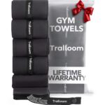 Microfiber Workout Towels - Quick Dry, Highly Absorbing, Odor-Free, for Men & Women - Gym Sweat Sports Towel for Hot Yoga, Tennis, Running, Exercise, Working Out, Camping, Set...