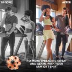 Microfiber Workout Towels - Quick Dry, Highly Absorbing, Odor-Free, for Men & Women - Gym Sweat Sports Towel for Hot Yoga, Tennis, Running, Exercise, Working Out, Camping, Set...