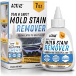 Mold Stain Remover Gel Cleaner - ACTIVE Heavy Duty Stain Cleaner for Front Loader Washing Machine Seal, Bathroom Grout, Shower, Caulk - Front Load Washer Cleaning Solution - 7...